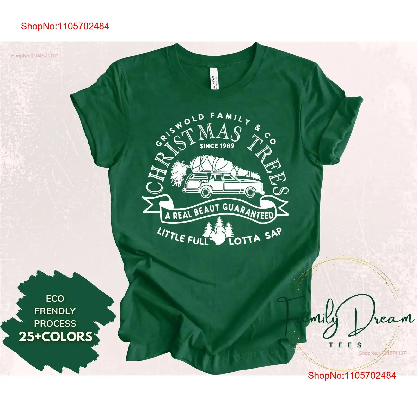 Griswold's Tree Farm Since 198 - Family Tree Print recension och pris