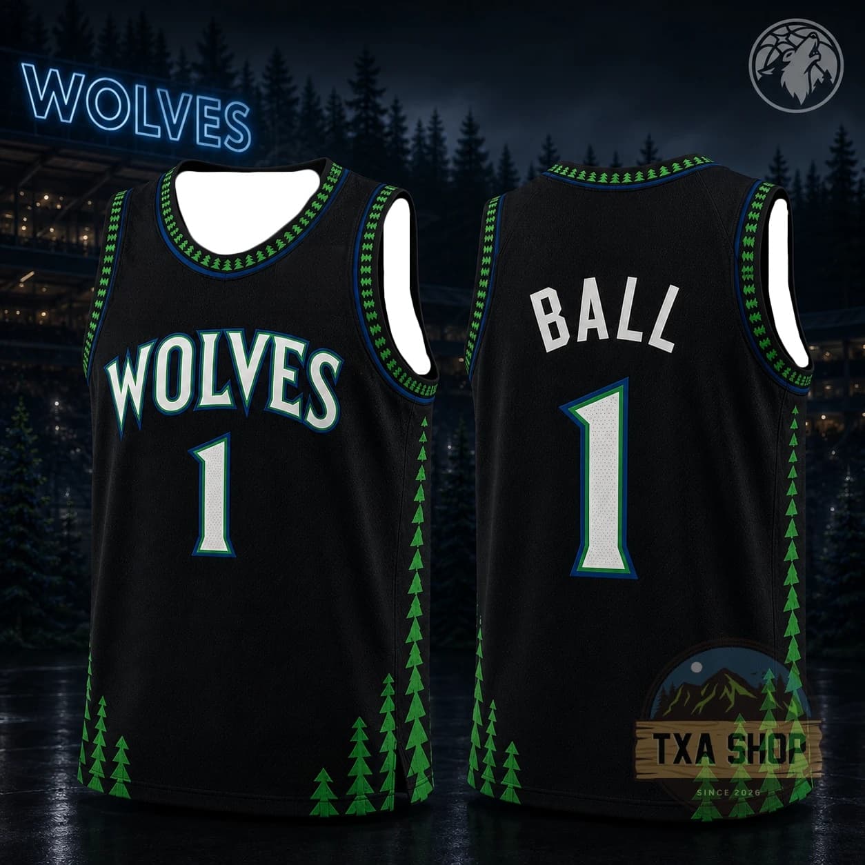 Basketball Jersey Black Sleeve - Family Tree Print recension och pris