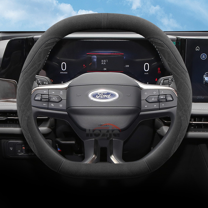 Suede Car Steering Wheel Cover - Custom Map Poster recension och pris