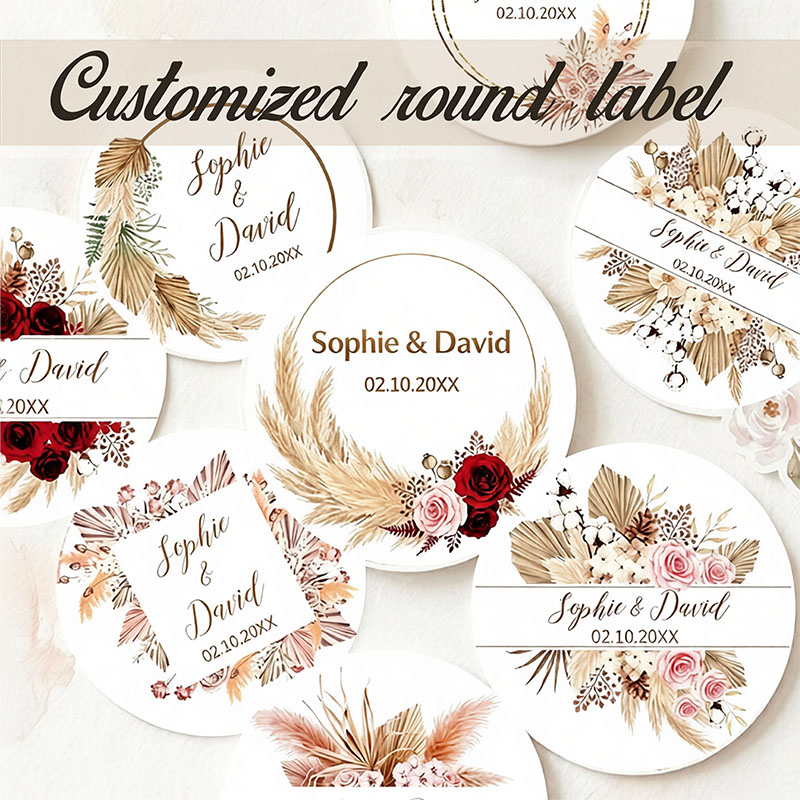 Personalized Boho Dried Pampas - Personalized Name Box recension och pris
