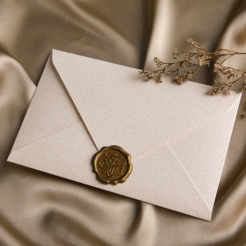 10 pcs linen brown paper envel - Wax Seal Letter Kit recension och pris